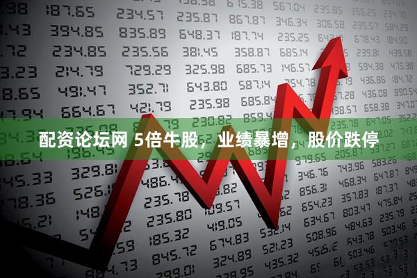 配资论坛网 5倍牛股，业绩暴增，股价跌停